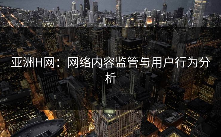 亚洲H网：网络内容监管与用户行为分析